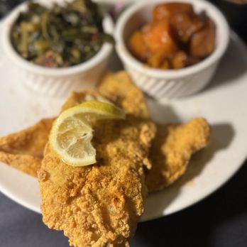 Noir Kitchen & Cocktails - Catfish, greens - Soul Food Near Me - Nashville, Tennessee Noir Kitchen & Cocktails - Catfish, greens - Soul Food Near Me - Nashville, Tennessee