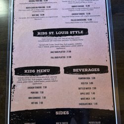 Log Cabin Barbecue - Menu - side 2