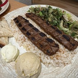 BEEF KABOB PLATE