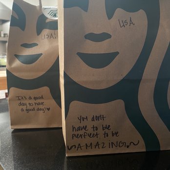 Starbucks - Cute messages! - Coffee & Tea Near Me - Studio City, California