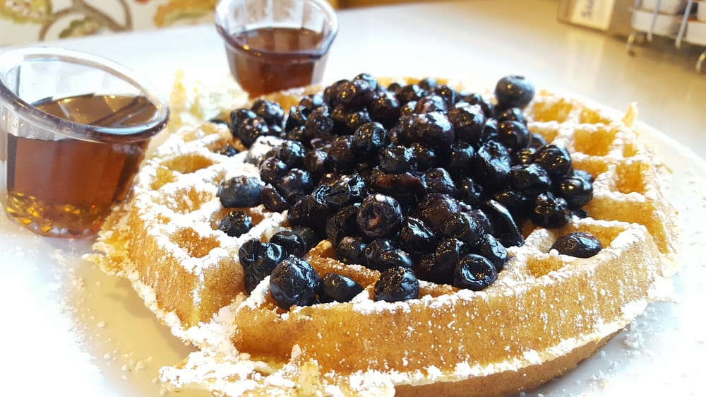 Waffles w blueberries = Da Bomb! Yelp