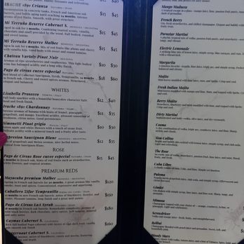 Jala Indian Cuisine - Cocktail menu - Indian Near Me - Winter Park, Florida