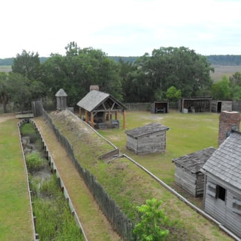 Fort King George Historic Site - Ramparts of the reconstructed fort. - Museums Near Me - Darien, Georgia
