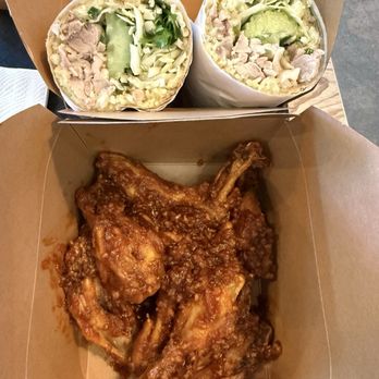 Burd Chicken Rice - Classic Burrito & Honey BBQ Sriracha Wings - Chicken Shop Near Me - West Covina, California