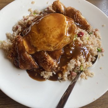 Kona Kitchen - Seattle - Chicken katsu BYO Loco Moco with Fried Rice - Hawaiian Near Me - Seattle, Washington Kona Kitchen - Seattle - Chicken katsu BYO Loco Moco with Fried Rice - Hawaiian Near Me - Seattle, Washington