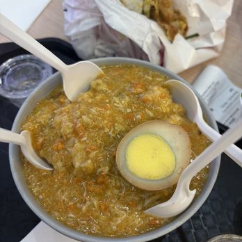 Xiebao Crabhouse - Crab Roe With Rice(Small) 蟹黄盖饭(体验版) - Seafood Near Me - Flushing, New York Xiebao Crabhouse - Crab Roe With Rice(Small) 蟹黄盖饭(体验版) - Seafood Near Me - Flushing, New York