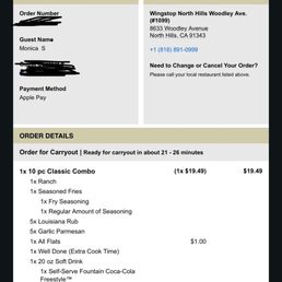 He was my order -- oh and I see they charged me for a large fries and I only got the fries that came with the combo. NICE! :( He was my order -- oh and I see they charged me for a large fries and I only got the fries that came with the combo. NICE! :(