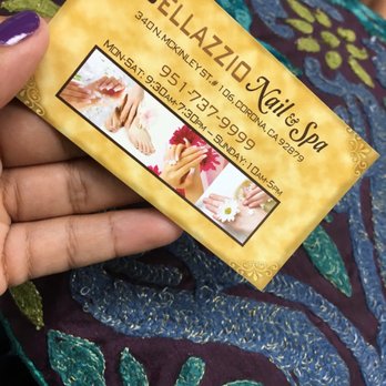 Bellazzio Nails Spa - Here's the card ! (: - Nail Salons Near Me - Corona, California