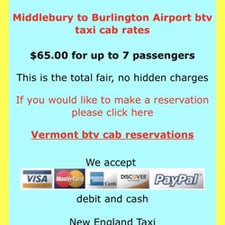 New England Taxi - Supposed fee from the website, which the driver overcharged us from