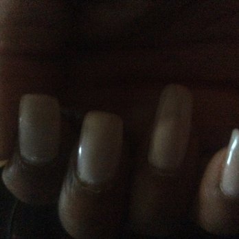 Nails Spa - Right Hand pinky nail cracked which is real as well - Nail Salons Near Me - Roxboro, North Carolina