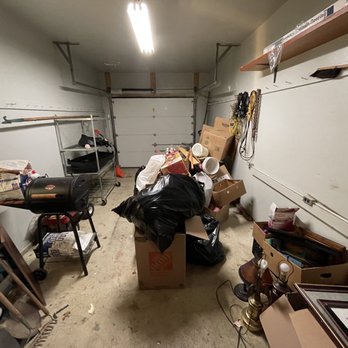 Junk King Cincinnati - To the right was what needed to be removed from the garage - Junk Removal & Hauling Near Me - Cincinnati, Ohio