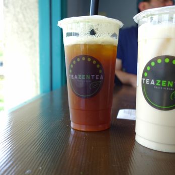 TeaZenTea - Mango Black Tea 4.5/5; Green Milk Tea 4.5/5 - Coffee & Tea Near Me - Brentwood, California TeaZenTea - Mango Black Tea 4.5/5; Green Milk Tea 4.5/5 - Coffee & Tea Near Me - Brentwood, California