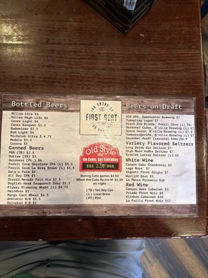 Menu photo 2 The First Seat Bentonville, AR Menu photo 2 The First Seat Bentonville, AR