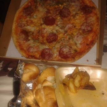 Pizza Fresco - terrible service,, this was delivered to vegetarians who ordered a veggi supreme! burnt wedges & microwaved garlic bread! errrr - Italian Near Me - London, XGL Pizza Fresco - terrible service,, this was delivered to vegetarians who ordered a veggi supreme! burnt wedges & microwaved garlic bread! errrr - Italian Near Me - London, XGL
