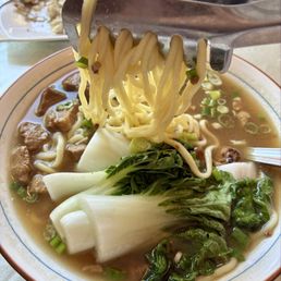 Pork stew noodle soup Pork stew noodle soup