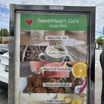 Sweetheart Cafe - Sign outside - Coffee & Tea Near Me - Oakland, California