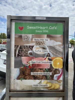 Menu photo 1 Sweetheart Cafe Oakland, CA