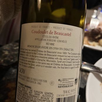 Fork - This French wine is outstanding - New American Near Me - Boise, Idaho Fork - This French wine is outstanding - New American Near Me - Boise, Idaho