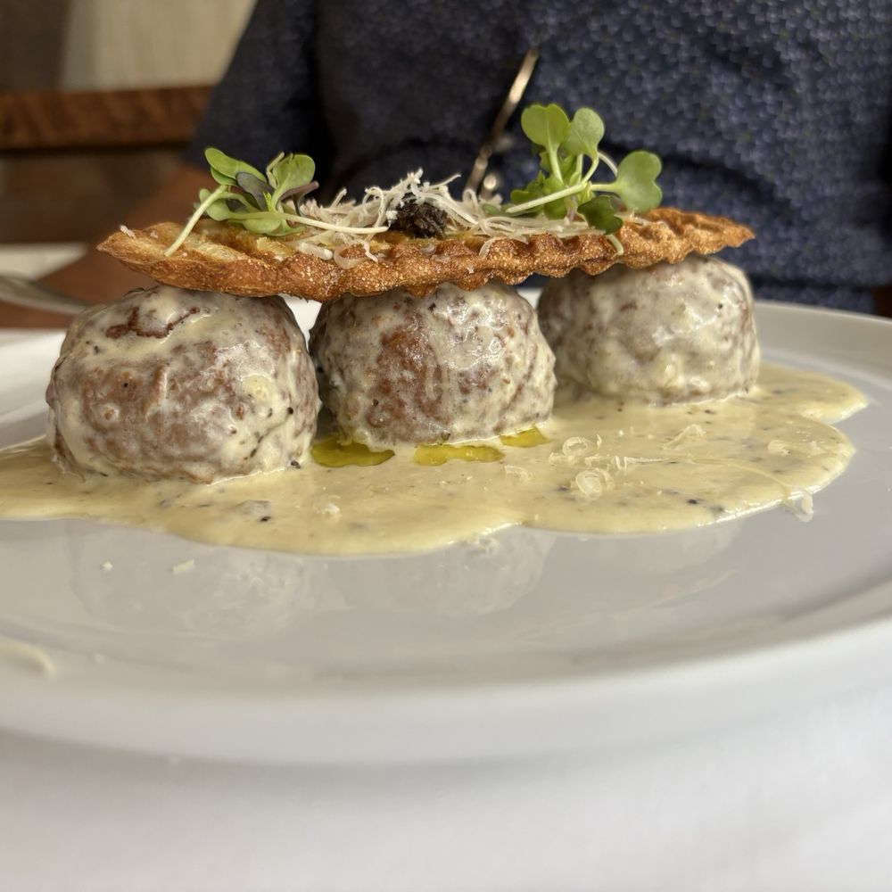 Grazie Bistro - Cogniac meatballs - very reminiscent of Spanish albondigas - Pizza Near Me - Lawrenceville, New Jersey