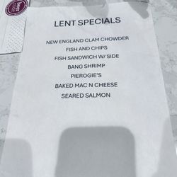 Beercode - Lent Menu