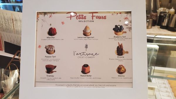 Menu photo 7 L'Artisane Creative Bakery Coral Gables, FL