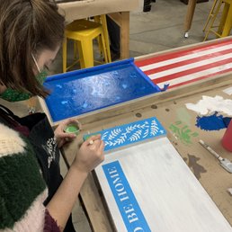 In process at the stencil phase