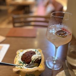 Teleferic Barcelona - Patatas Bravas and spicy sangria