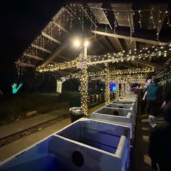 Griffith Park Train Rides - Griffith Park & Southern Railroad - A 1 mile Christmas Adventure with Lights, Decorations & Music  @ The Holiday Festival of Lights Train Ride @ Griffith Park Dec. 2022
