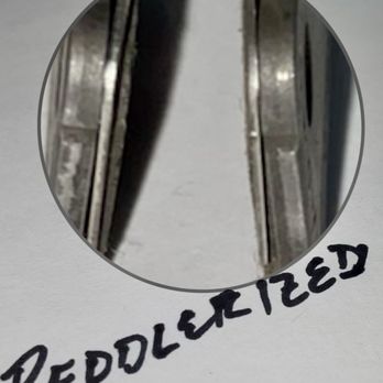 The Peddler Bike Shop - seriously worn brake pads they exchanged for mine.                                                         [PEDDLERIZED!] - Bikes Near Me - Austin, Texas
