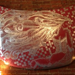 Bossy Grrl's Pin Up Joint - Carved car hood art