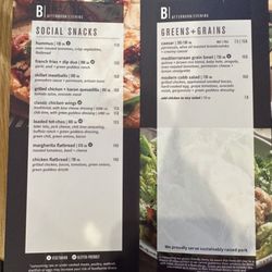 The Bistro - Menu