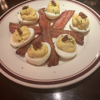 Carlyle - Deviled Eggs With Spiced Pecans & Sugar Cured Bacon - New American Near Me - Arlington, Virginia