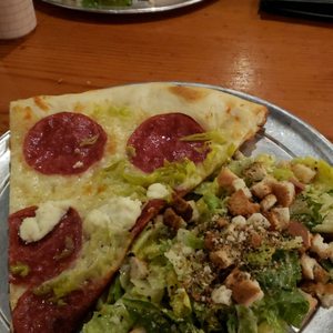 Photo of Sizzle Pie - Seattle, WA, United States. Pizza and salad combo