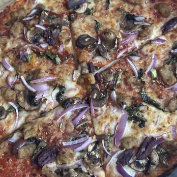 Curry Pizza - 12" Medium Old World Mediterranean Pizza - Indian Near Me - Lehi, Utah