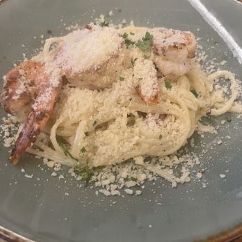 Luna Mar - Shrimp Bucatini Carbonara - Mediterranean Near Me - St. Thomas, Virgin Islands Luna Mar - Shrimp Bucatini Carbonara - Mediterranean Near Me - St. Thomas, Virgin Islands