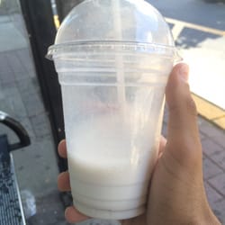Drank most of this banana smoothie
