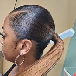 Blush Hair Studio - Slick ponytail