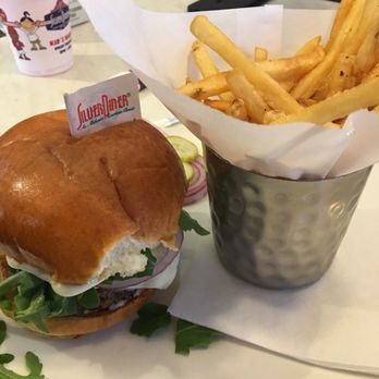 Silver Diner - Build Your Own Beef Burger - New American Near Me - Frederick, Maryland
