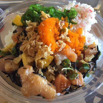 Pokeworks - albacore tuna and salmon for my protein. - Poke Near Me - Irvine, California Pokeworks - albacore tuna and salmon for my protein. - Poke Near Me - Irvine, California