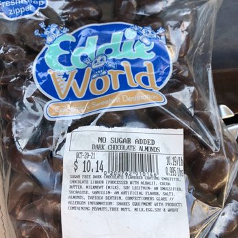 EddieWorld - So sugar added dark chocolate almonds - Service Stations Near Me - Yermo, California
