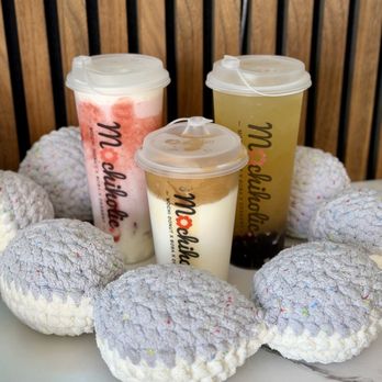 Mochiholic Japanese Mochi Donut - Coffee dalgona, strawberry mochi, and lychee green tea. - Donuts Near Me - Milpitas, California Mochiholic Japanese Mochi Donut - Coffee dalgona, strawberry mochi, and lychee green tea. - Donuts Near Me - Milpitas, California