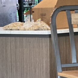 Food left out on the bar that should be in the freezer Food left out on the bar that should be in the freezer