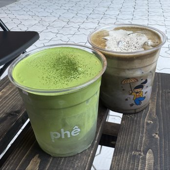 Phe - Coconut water matcha and hojicha - Coffee & Tea Near Me - Seattle, Washington