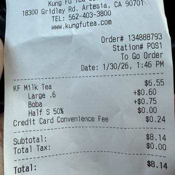 Kung Fu Tea Cerritos - Super price milk tea!! - Coffee & Tea Near Me - Artesia, California Kung Fu Tea Cerritos - Super price milk tea!! - Coffee & Tea Near Me - Artesia, California