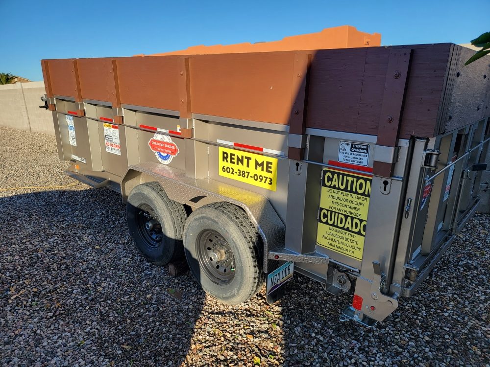 OUR DUMP TRAILER Updated May 2024 Request a Quote Wittmann, Arizona Dumpster Rental