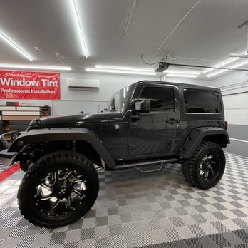 Eclipse Window Tinting - Jeep with 15% front two with eyebrow in 5% - Home Window Tinting Near Me - Troy, Missouri Eclipse Window Tinting - Jeep with 15% front two with eyebrow in 5% - Home Window Tinting Near Me - Troy, Missouri