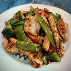 Szechwan Palace - Chicken with garlic sauce. Delicious!