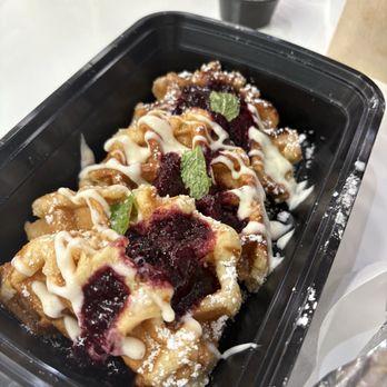 EggBred - MIXED BERRY CHEESECAKE WAFFLE- large portion - Breakfast & Brunch Near Me - Clovis, California EggBred - MIXED BERRY CHEESECAKE WAFFLE- large portion - Breakfast & Brunch Near Me - Clovis, California