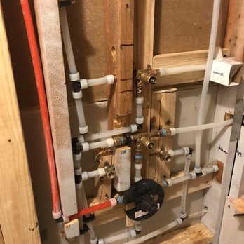 Homes and More Plumbing - Tub faucet with body sprayers rough in valve and pipes - Plumbing Near Me - Houston, Texas Homes and More Plumbing - Tub faucet with body sprayers rough in valve and pipes - Plumbing Near Me - Houston, Texas