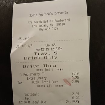 Sonic Drive-In - Burgers Near Me - Las Vegas, Nevada